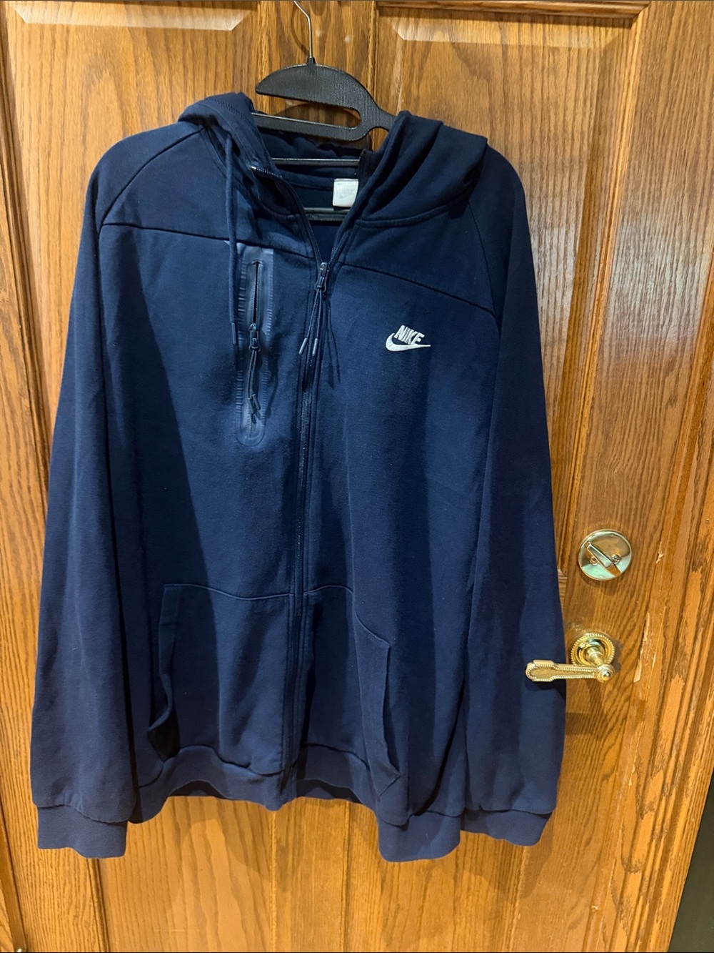 Nike Navy Blue Full‑Zip Hooded Jacket